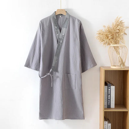 Peignoir Homme Coton Fin Respirant