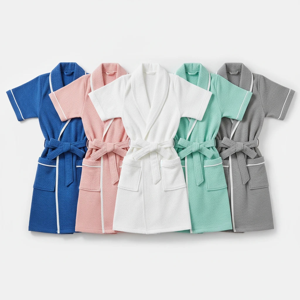 Robe de Chambre Gaze de Coton Légère pour l'Été
