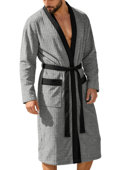 Ceinture Longue Douce pour Peignoir Homme