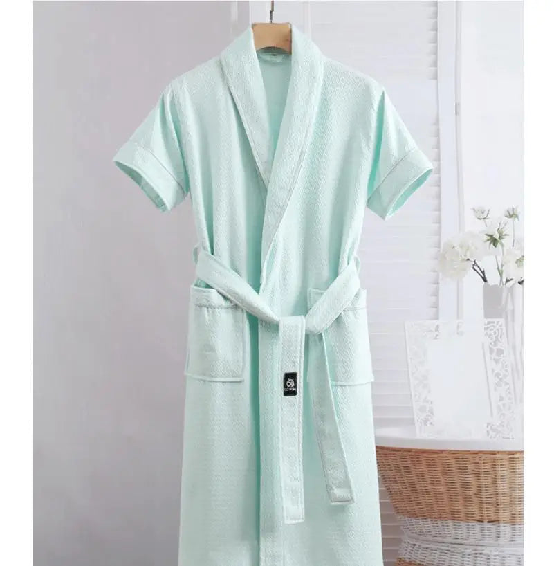 Robe de Chambre Gaze de Coton Légère pour l'Été