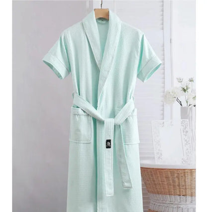 Robe de Chambre Gaze de Coton Légère pour l'Été