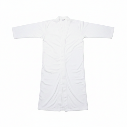 Peignoir Long Flanelle Jacquard - Chaleur & Douceur