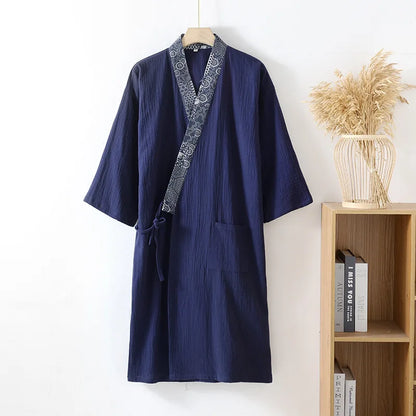 Peignoir Homme Coton Fin Respirant