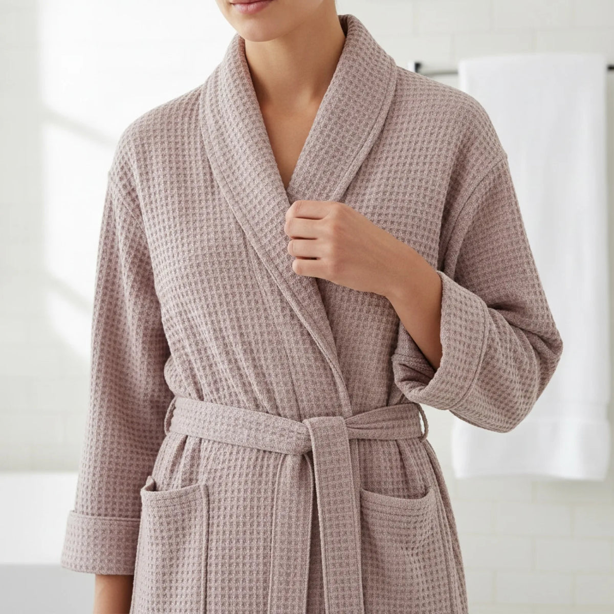 Peignoir Long Coton Style Yukata Femme