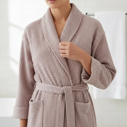 Peignoir Long Coton Style Yukata Femme