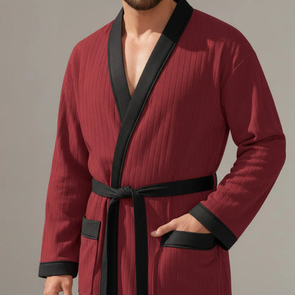 Ceinture Longue Douce pour Peignoir Homme